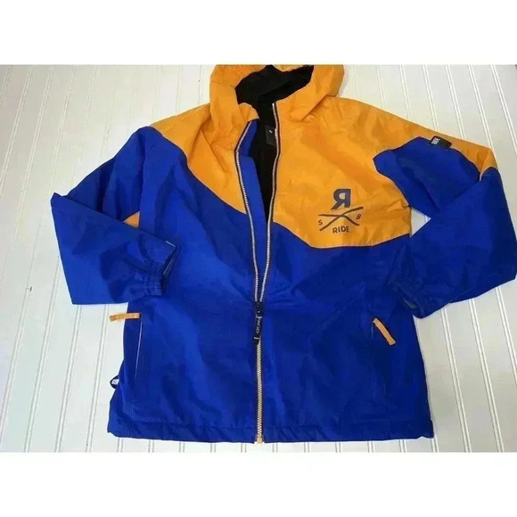 Ride Hemi Snowboard Jacket Youth Boys Girls Kids Large 14 16 10K Strata 10 Ski - Picture 1 of 6